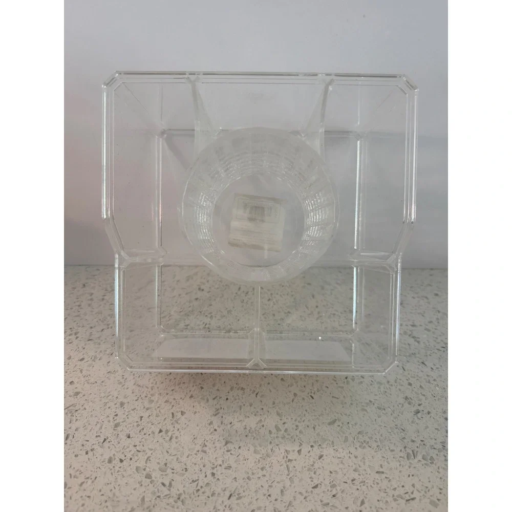 Urban Butterfly Clear 6 Compartment Multi-Use Makeup Vanity Organizer UB-6CMUO